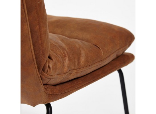 Стул MASON (mod. 8255) коричневый (MF-07)/черный