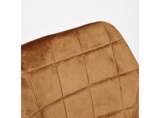 Кресло BEATA (mod. 8266/металл/ткань/коричневый) в Ростове-на-Дону