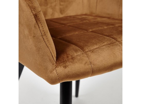 Кресло BEATA (mod. 8266/металл/ткань/коричневый) в Ростове-на-Дону