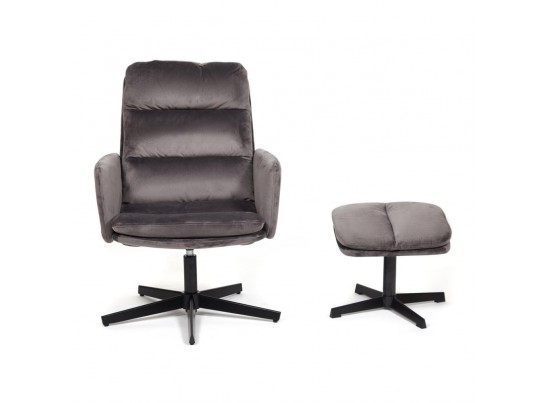 Кресло ALFRED с банкеткой (mod. DM7574-1)