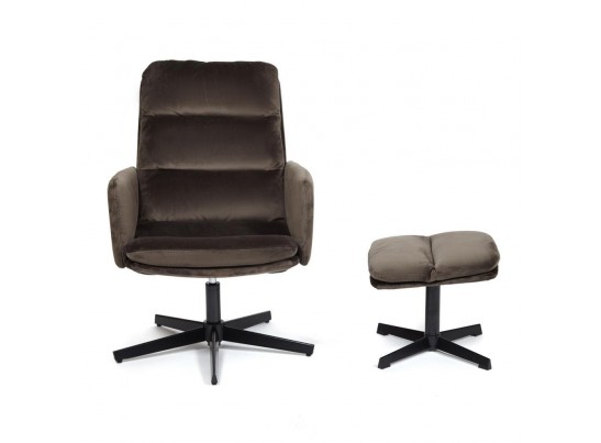 Кресло ALFRED с банкеткой (mod. DM7574-1)