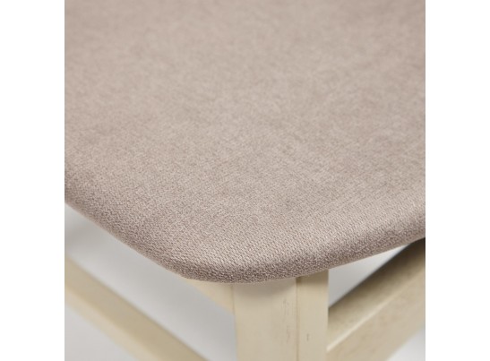 Стул с мягким сиденьем Rabat (дерево гевея/античный белый) в Ростове-на-Дону