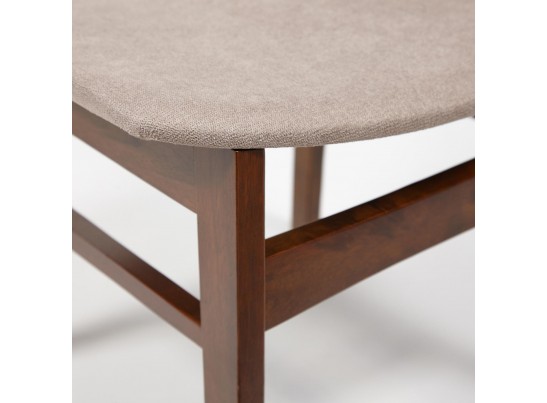 Стул с мягким сиденьем Rabat (дерево гевея/Тёмный Дуб) в Ростове-на-Дону