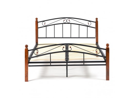 Кровать AT-8077 Wood slat base