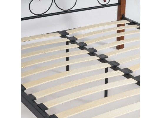 Кровать двуспальная AT-803 140*200 Wood slat base