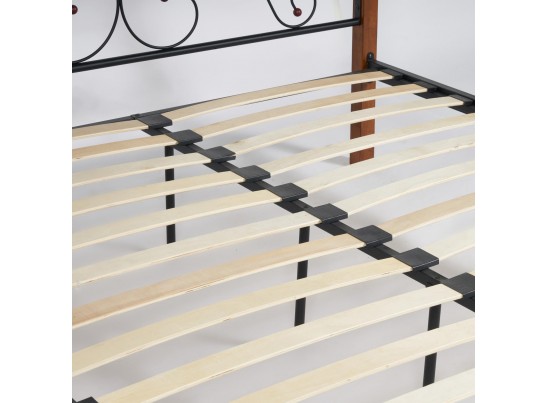 Кровать двуспальная AT-803 160*200 Wood slat base