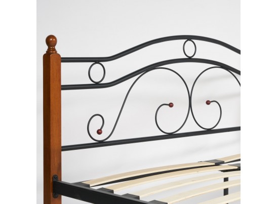 Кровать двуспальная AT-803 160*200 Wood slat base