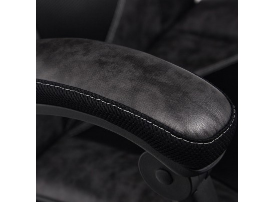 Кресло ARENA (кожзам/серый/черный) в Ростове-на-Дону