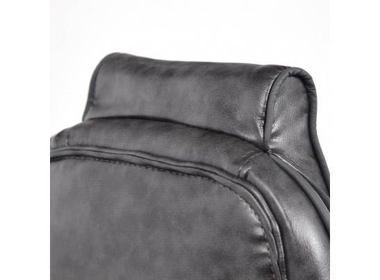 Кресло ARENA (кожзам/серый/черный) в Ростове-на-Дону
