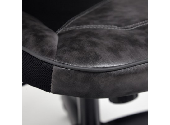 Кресло ARENA (кожзам/серый/черный) в Ростове-на-Дону