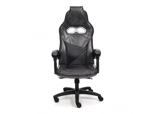 Кресло ARENA (кожзам/серый/черный) в Ростове-на-Дону