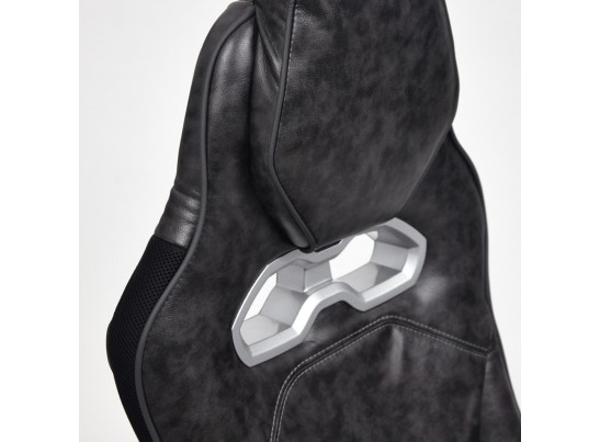 Кресло ARENA (кожзам/серый/черный) в Ростове-на-Дону