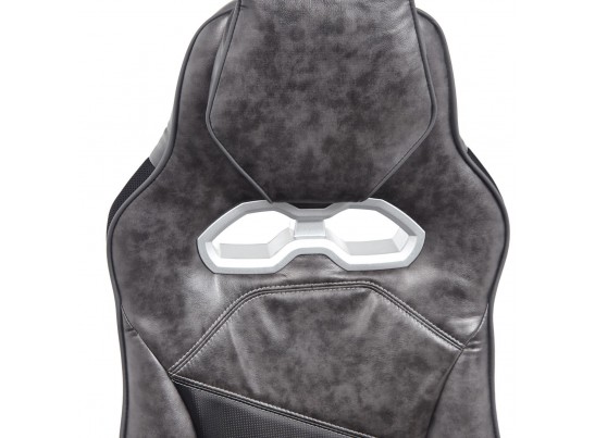 Кресло ARENA (кожзам/серый/черный) в Ростове-на-Дону