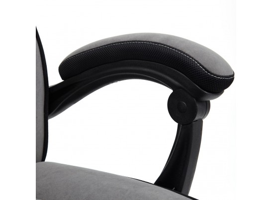 Кресло ARENA (флок/серый/черный) в Ростове-на-Дону