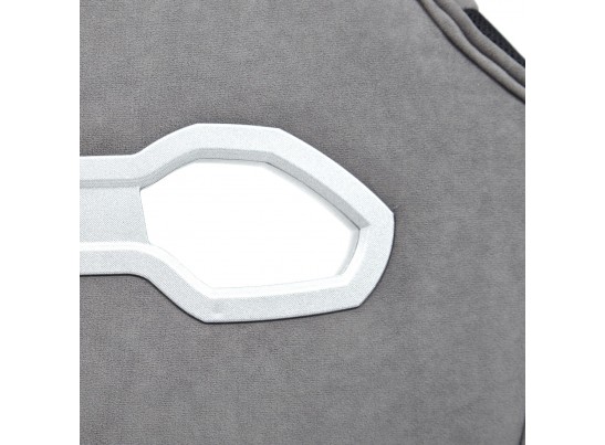 Кресло ARENA (флок/серый/черный) в Ростове-на-Дону