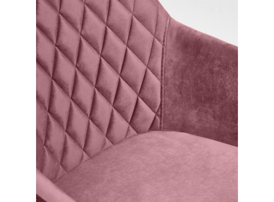 Кресло BREMO (mod. 708/ткань/металл/коралловый/черный) в Ростове-на-Дону