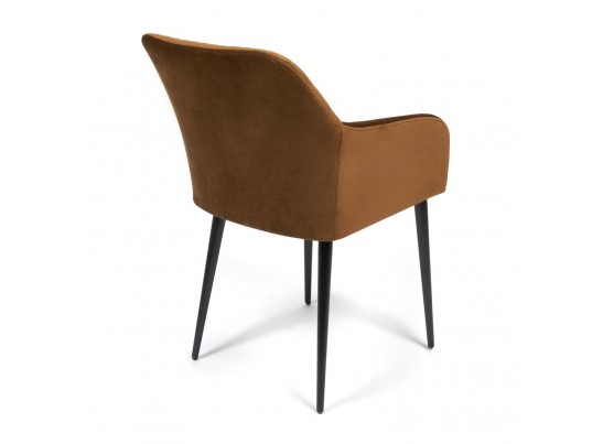 Кресло BREMO (mod. 708/ткань/металл/коричневый/черный) в Ростове-на-Дону