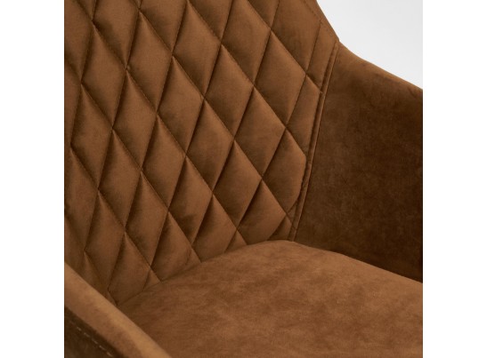 Кресло BREMO (mod. 708/ткань/металл/коричневый/черный) в Ростове-на-Дону