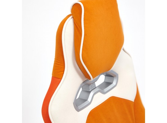 Кресло ARENA (флок/ткань/молочный/оранжевый) в Ростове-на-Дону