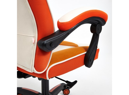Кресло ARENA (флок/ткань/молочный/оранжевый) в Ростове-на-Дону