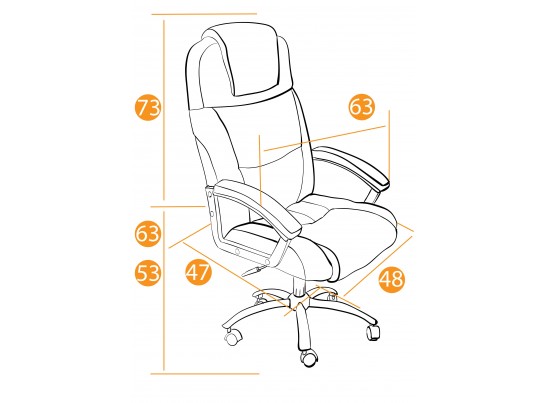 Кресло BERGAMO хром (флок/серый) в Ростове-на-Дону