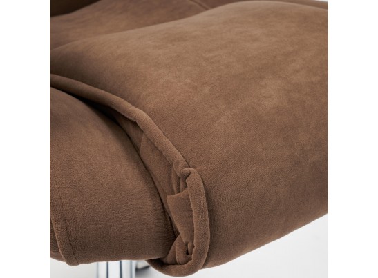 Кресло BERGAMO (флок коричневый) в Ростове-на-Дону