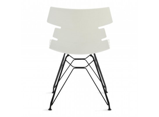 Стул HANSEN (mod. 622N) белый/черный
