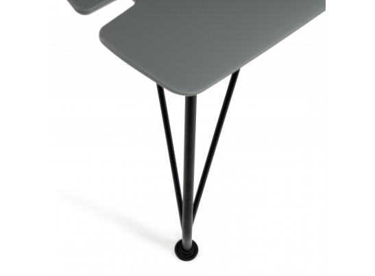 Стул HANSEN (mod. 622N) серый/черный