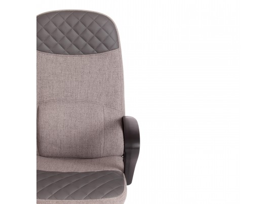 Кресло ADVANCE (ткань/кожзам/серый) в Ростове-на-Дону