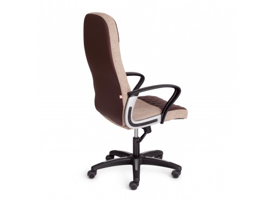 Кресло ADVANCE (ткань/кожзам/светло-коричневый/коричневый) в Ростове-на-Дону