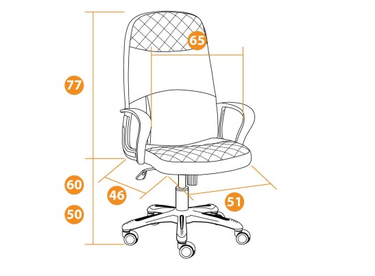 Кресло ADVANCE (ткань/кожзам/светло-коричневый/коричневый) в Ростове-на-Дону