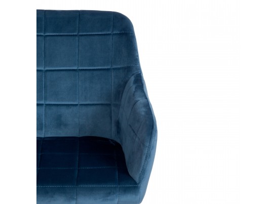 Кресло BEATA (mod. 8266/металл/ткань/синий/черный) в Ростове-на-Дону