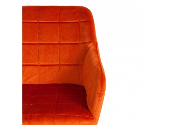 Кресло BEATA (mod. 8266/металл/ткань/рыжий/черный) в Ростове-на-Дону