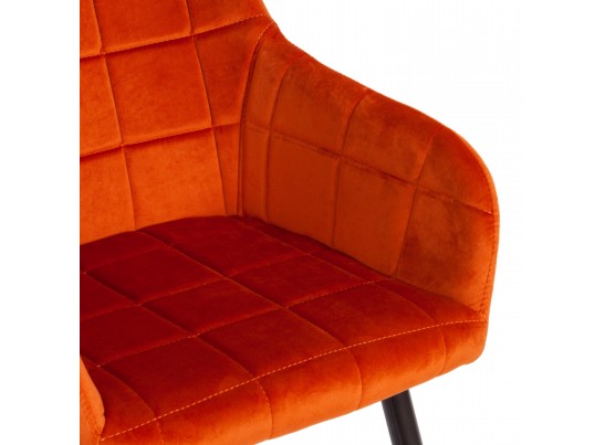 Кресло BEATA (mod. 8266/металл/ткань/рыжий/черный) в Ростове-на-Дону