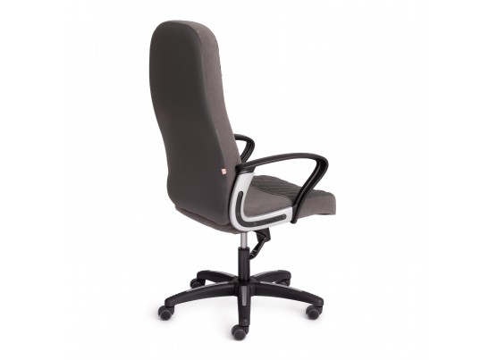 Кресло ADVANCE (флок/кожзам/серый/металлик) в Ростове-на-Дону