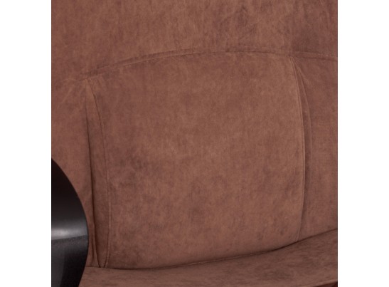 Кресло ADVANCE (флок/кожзам/коричневый) в Ростове-на-Дону