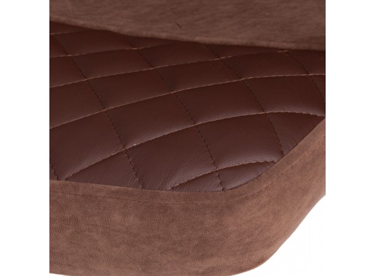 Кресло ADVANCE (флок/кожзам/коричневый) в Ростове-на-Дону