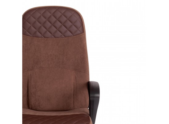 Кресло ADVANCE (флок/кожзам/коричневый) в Ростове-на-Дону