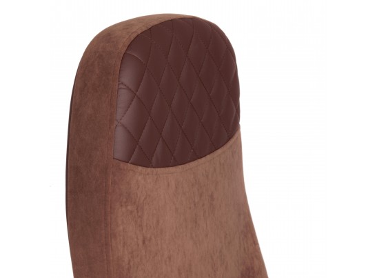 Кресло ADVANCE (флок/кожзам/коричневый) в Ростове-на-Дону