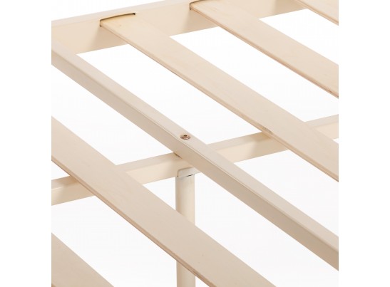 Кровать-софа односпальная CANZONA Белый (butter white) Wood slat base Кровать-софа односпальная CANZONA Белый (butter white) Wood slat base