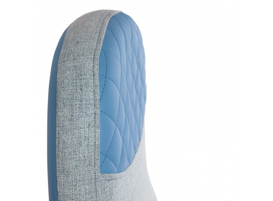 Кресло ADVANCE (ткань/кожзам/голубой) в Ростове-на-Дону