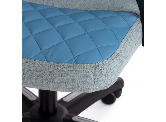 Кресло ADVANCE (ткань/кожзам/голубой) в Ростове-на-Дону