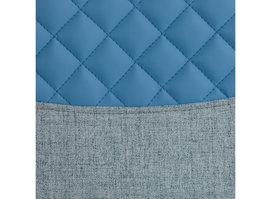 Кресло ADVANCE (ткань/кожзам/голубой) в Ростове-на-Дону