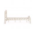 Кровать односпальная CANZONA Белый (butter white) Wood slat base