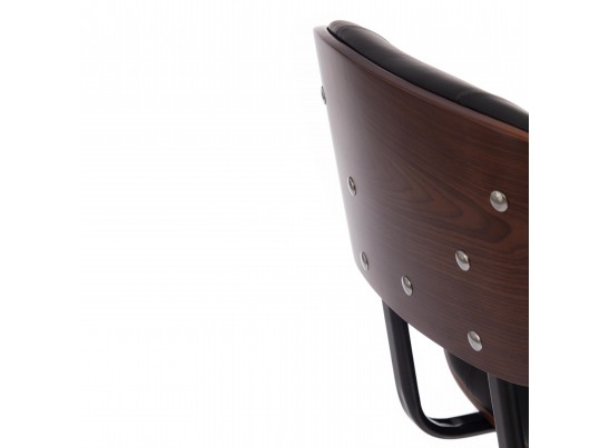 Барный стул DRAKAR (mod.4050/черный/орех) в Ростове-на-Дону