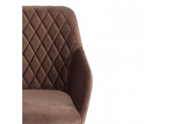 Кресло BREMO (mod. 708/ткань/металл/коричневый) в Ростове-на-Дону