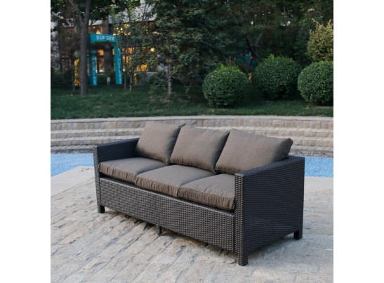 Плетеный диван S65A-W53 Brown в Ростове-на-Дону