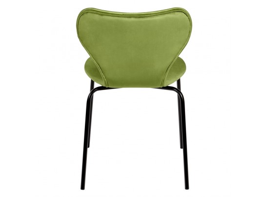 Стул Seven Style светло-зеленый велюр с чёрными ножками в Ростове-на-Дону