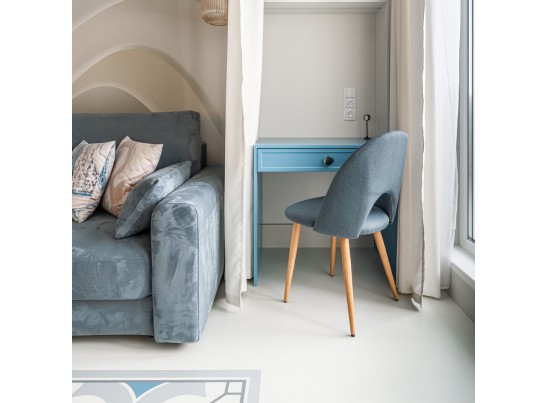 Стул Cleo сине-серый в Ростове-на-Дону