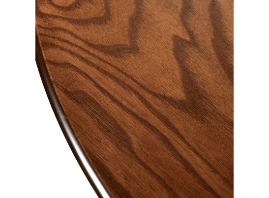 Стол Liverpool диам.110см, шпон орех "солнышко" с золотистыми ножками в Ростове-на-Дону